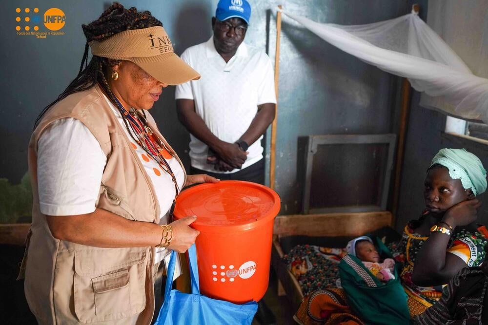 Visite de la Représentante Résidente de l'UNFPA dans le camp des réfugiés de Dossey dans la province du Logone Oriental!