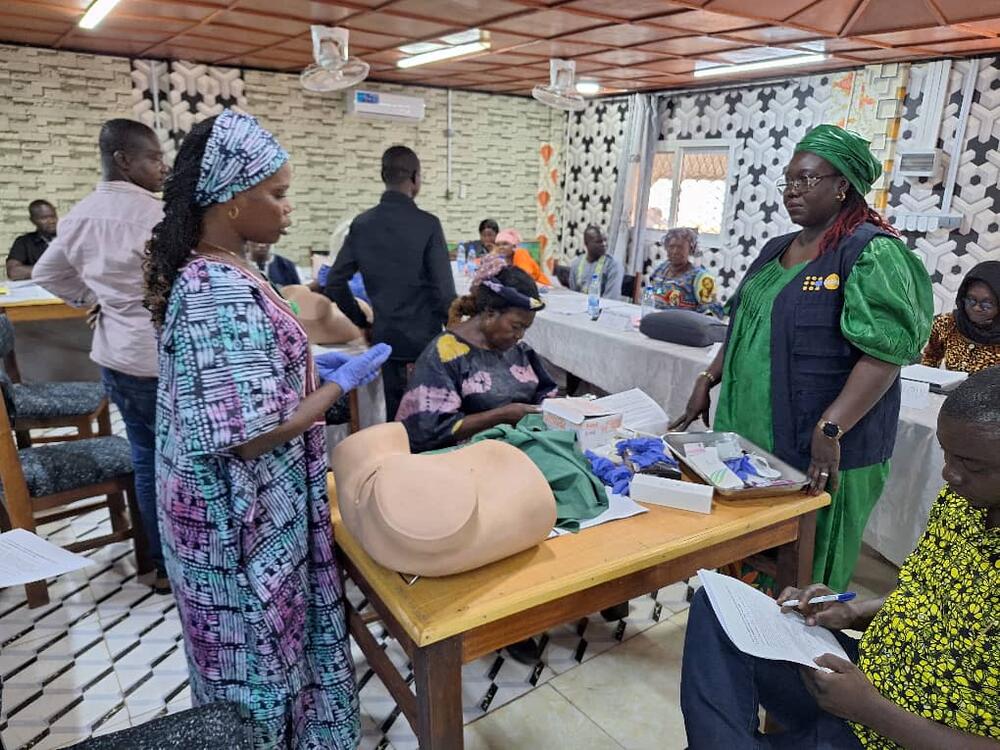 L’UNFPA en partenariat avec le ministère de la santé publique a organisé une formation en technologie contraceptive dans sept (7) provinces du pays.