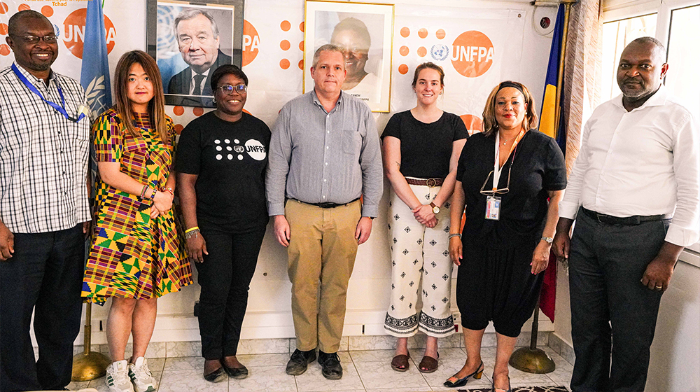 Réunion de l'équipe USAID au bureau UNFPA Tchad
