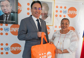 La Représentante Résidente de l’UNFPA au Tchad Madame Yewande Odia a reçu l’Ambassadeur de la Turquie Kamal 