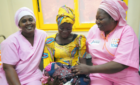 La maternité de l’Hôpital Mère et Enfant (HME) réfectionnée et équipée par UNFPA attire davantage les femmes enceintes 