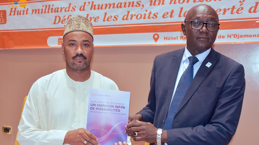Remise du Rapport au Directeur des Etudes et Planification Stratégique par le Représentant Assistant