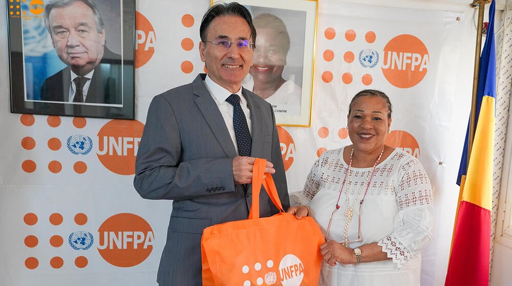 La Représentante Résidente de l’UNFPA au Tchad Madame Yewande Odia a reçu l’Ambassadeur de la Turquie Kamal 