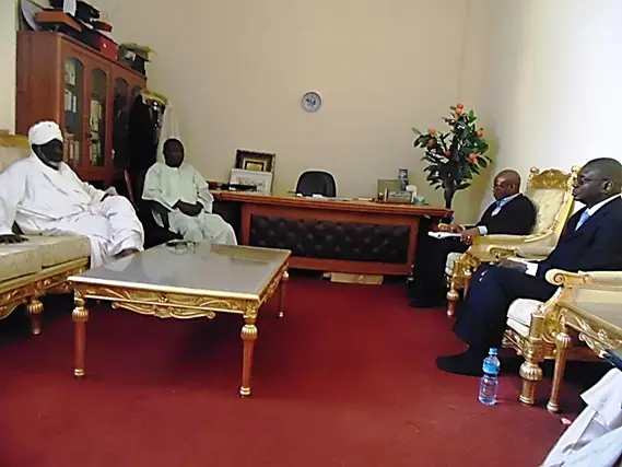 VISITE DE COURTOISIE DU REPRESENTANT DE L'UNFPA AU PRESIDENT DU CONSEIL SUPERIEUR DES AFFAIRES ISLAMIQUES DU TCHAD