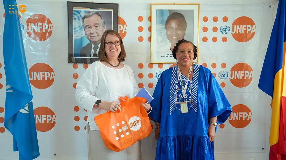 La Représentante de l’UNFPA, Yewande Odia a reçu ce 5 mars 2024, la Directrice adjointe du The DHS Program de ICF madame Montana.