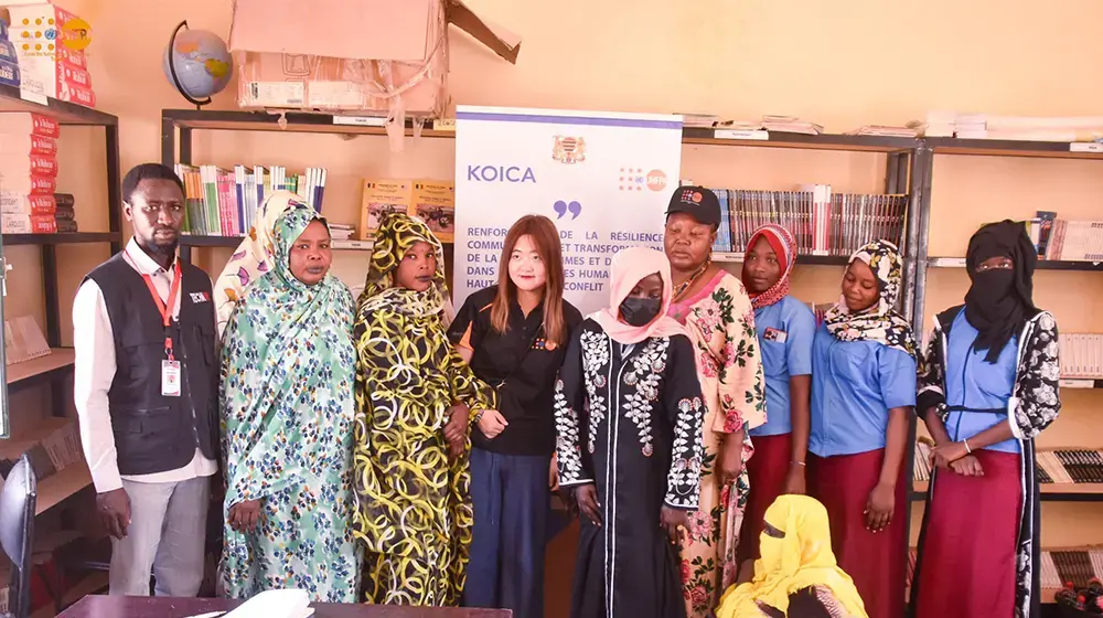 L’ UNFPA TCHAD en partenariat avec TECHNIDEV mène des activités pour le renforcement de la résilience et la transformation de la vie des femmes de Bagassola